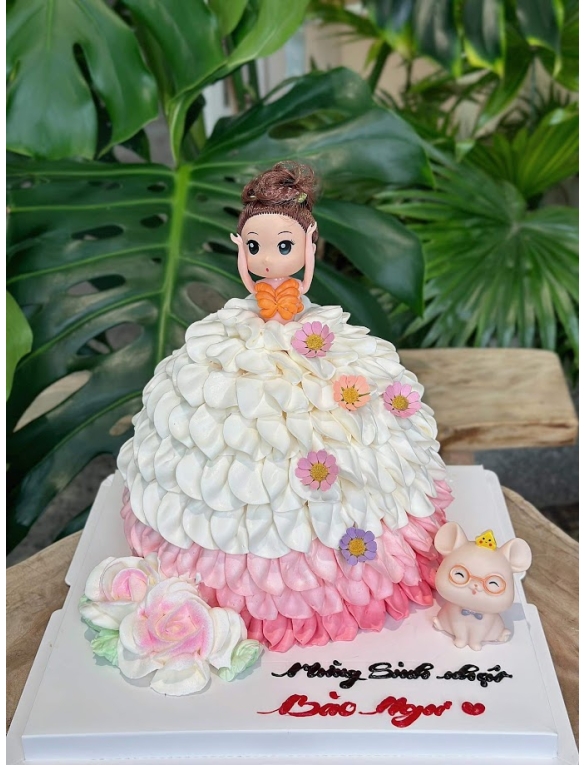 Mẫu bánh bé gái