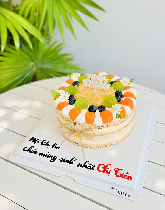 Bông lan trứng muối trang trí đơn giản