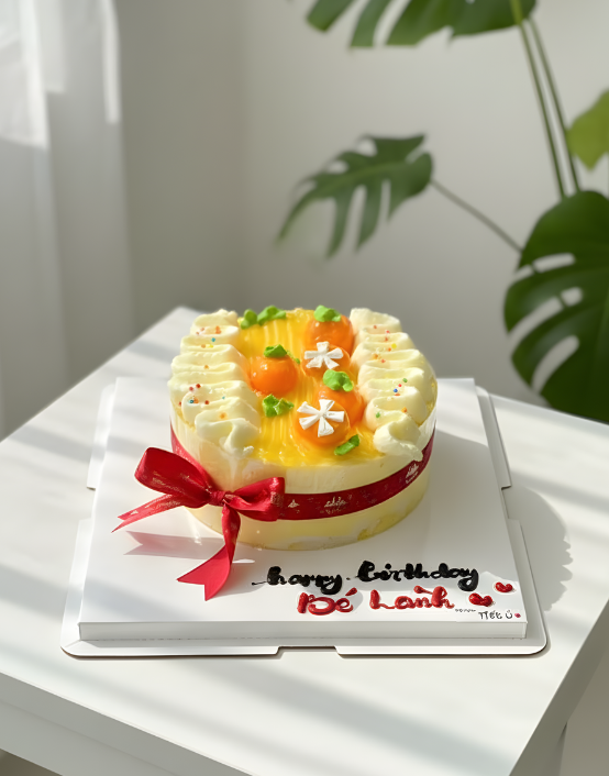 Bông lan trứng muối trang trí đơn giản